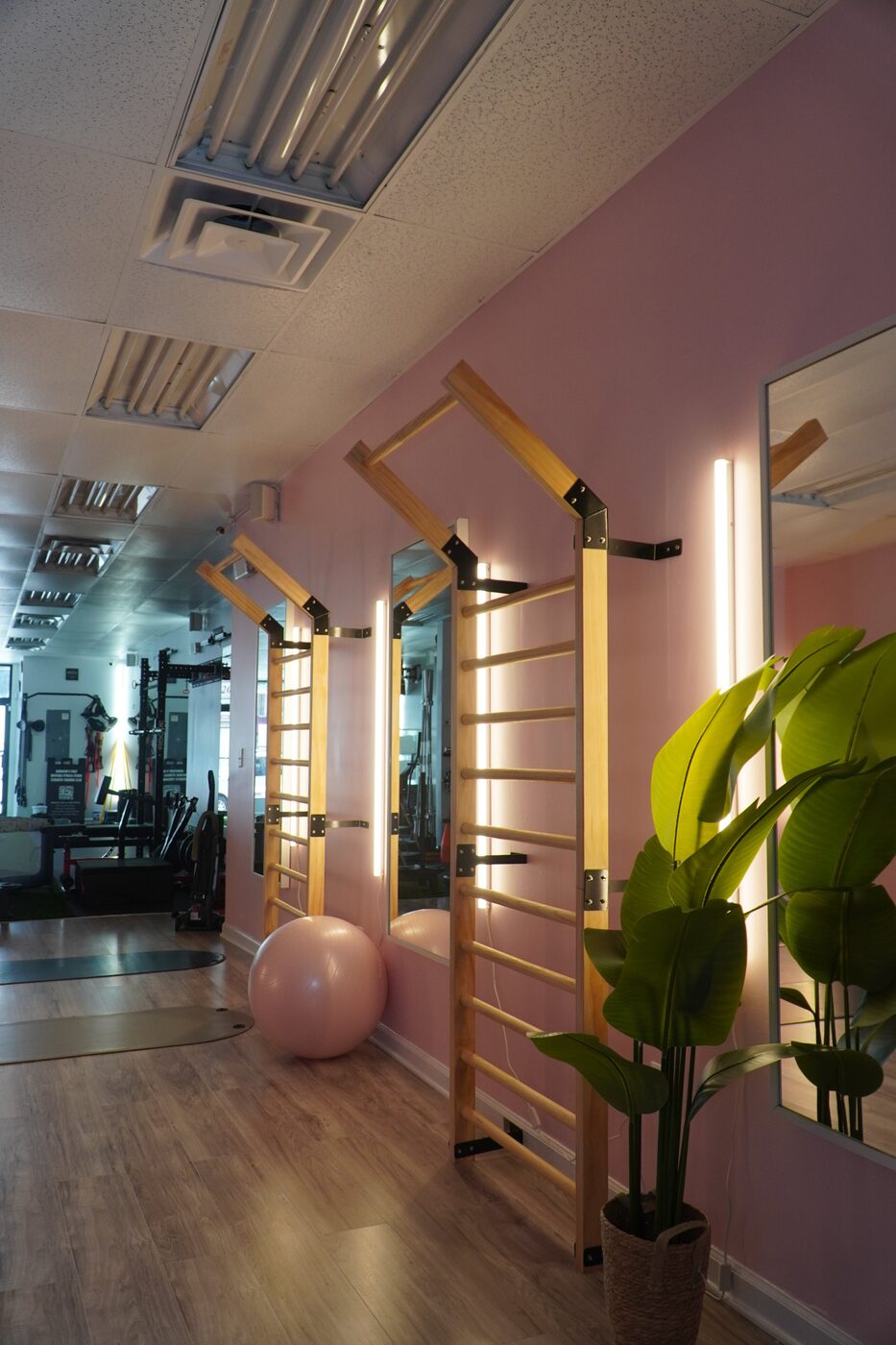 Indoor workout space